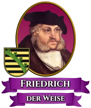 Kurfürst Friedrich III von Sachsen 120x135
