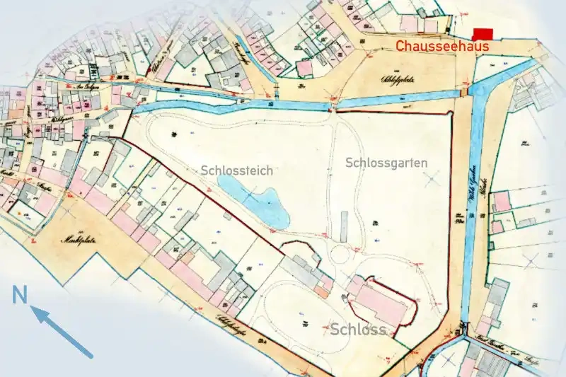 karte lage schloss chausseehaus