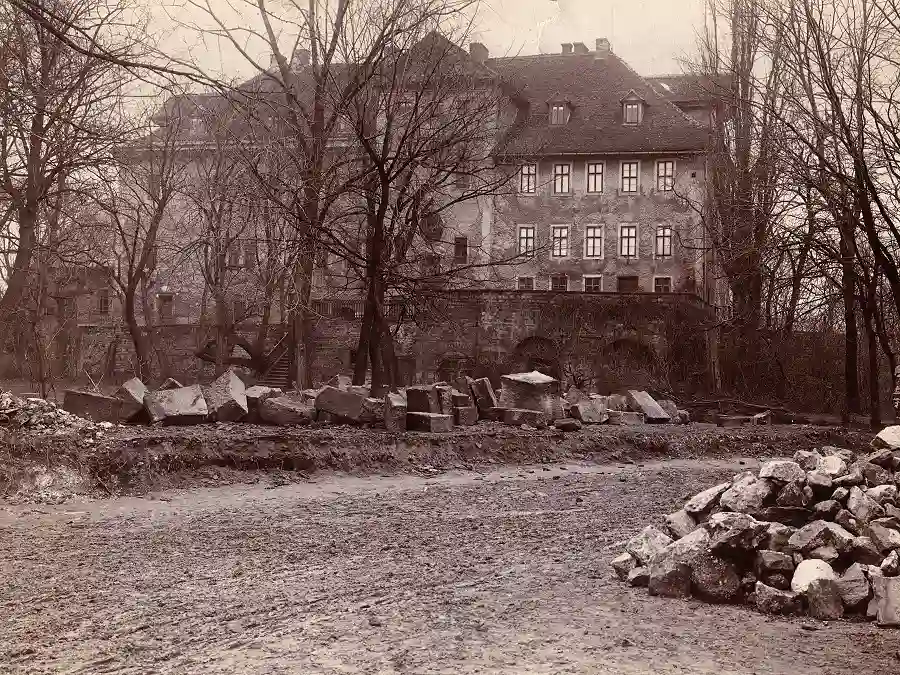 1909 abriss stallung