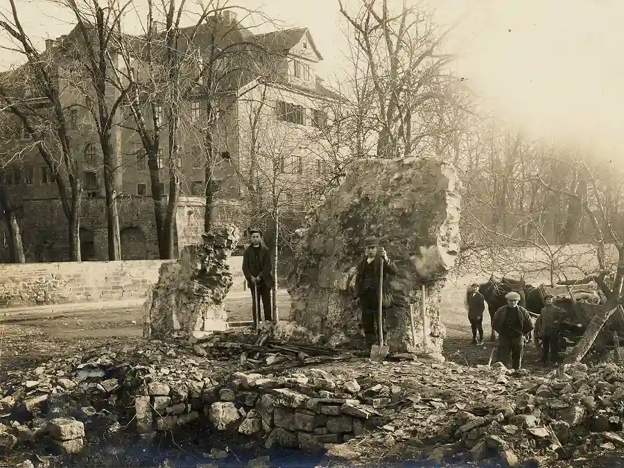 1926 abriss fronfeste